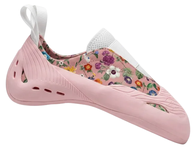 Light pink floral climbing shoe